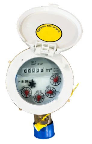 Bild eines Wasserzählers